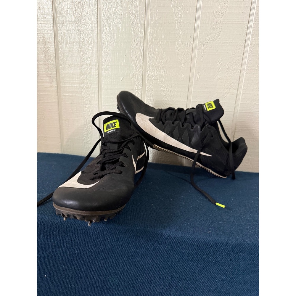 Nike Zoom Rival S 9 Track Spikes Black White 907564-017 Mens 9.5 Racing Shoes